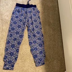 Blue comfy pants!